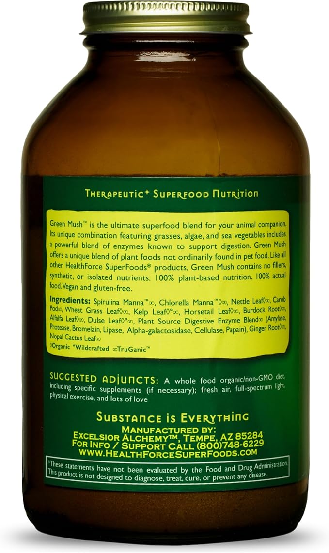 HEALTHFORCE SUPERFOODS Green Mush - 5 Oz Powder