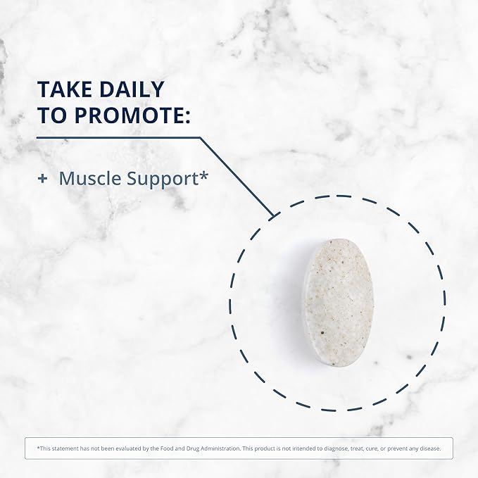 Metagenics MyoCalm - Muscle Support* - Calcium & Magnesium Supplement - with Passionflower Herb & Valerian Root - Mineral Supplements - Non-GMO, Gluten-Free & Vegetarian - 60 Tablets