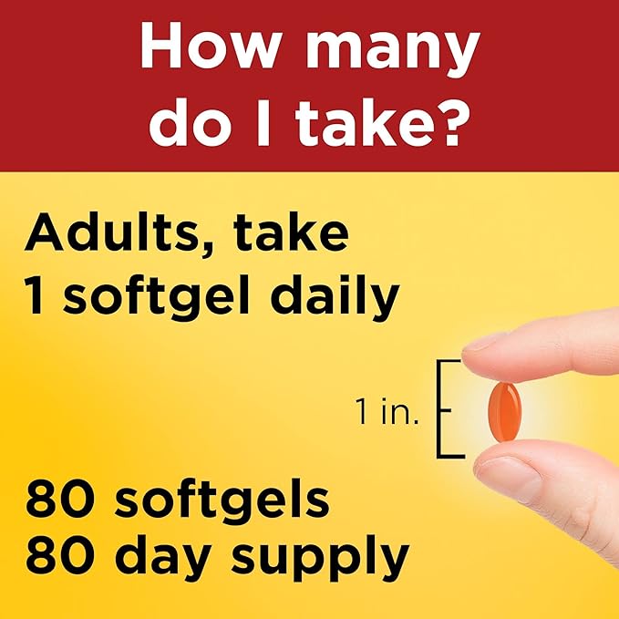 Nature Made CoQ10 200 mg 80 Softgels