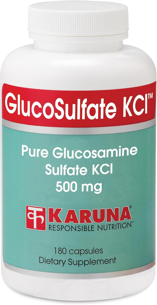 GlucoSulfate KCl 500mg | 180 Capsules | Glucosamine (Sulphate KCI) (Shrimp)