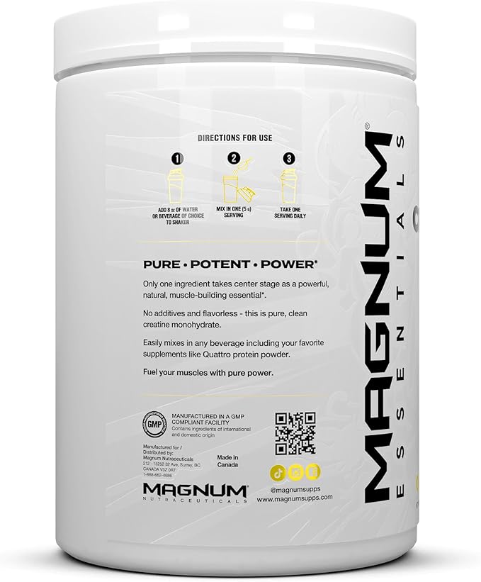 Nutraceuticals Micronized Creatine 100 – 200 Servings, High-Purity & Fast-Absorbing Creatine Monohydrate for Strength, Endurance & Muscle Growth