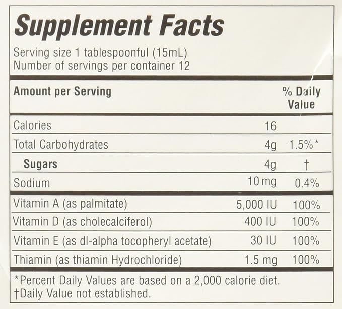 Strawberry/Banana 6.5 Oz. Cod Liver Oil (Pack of 2)