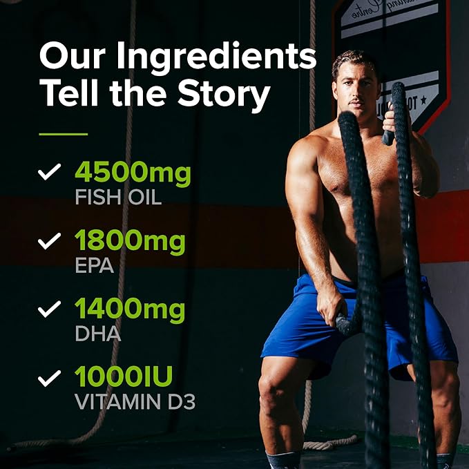 SFH Super Omega 3 Orange Fish Oil Liquid + Vitamin D | Highly Concentrated 3400mg Omega 3s + 1000IU Vitamin D3 | Sustainably Sourced Alaskan Pollock | Spill-Proof Lids | 8oz