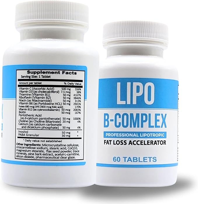 Lipo B-Complex Lipo BC 60 Tablets Manufactured for ES Global Brands