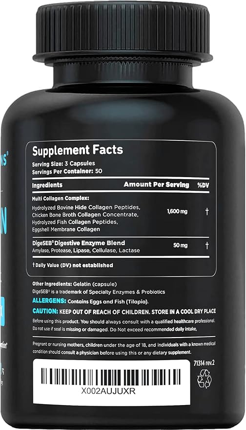 Vital Vitamins Multi Collagen Pills + Biotin Complex Pills