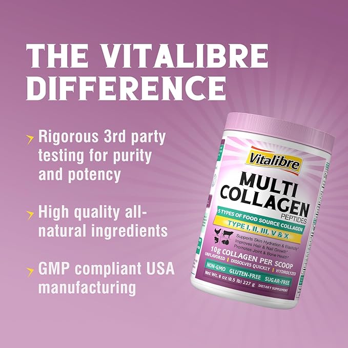 Bovine Collagen Peptides Powder 16oz