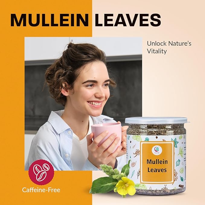 Mullein Leaf 2 oz | Cut and Sifted | 100% Natural & Caffeine Free | By Yogi's Giftยฎ