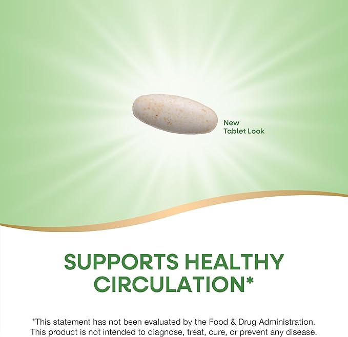 Nature's Way Garlicin Cardio, Premium Herbal, Supports Healthy Circulation*, No Garlic Taste, Vegan, 180 Tablets (Packaging May Vary)