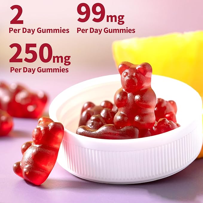 Potassium Magnesium Gummies Potassium Citrate 99mg Magnesium Citrate 250mg Magnesium Potassium Complex Supplement, Immune Support, 60 Raspberry Gummies