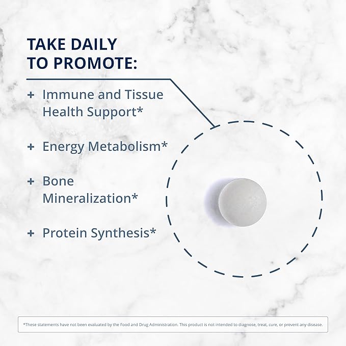Metagenics Zinc A.G. - Highly Absorbable - 20 mg Zinc - For Immune Support, Bone Health & Energy Metabolism* - Zinc Arginate & Zinc Glycinate - Non-GMO & Gluten-Free - 60 Tablets