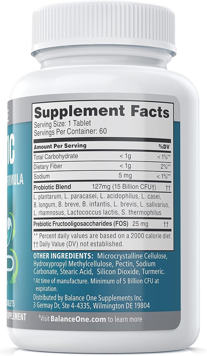 Balance ONE 3-in-1 Bundle | Probiotic, CandAssist, Liver One | 15 Billion CFU Probiotic | Natural Cleanse with Caprylic Acid | Liver Support with Milk Thistle