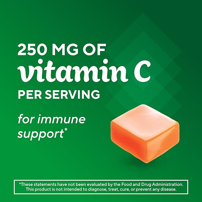 Vitafusion Soft Chews Immune Support (1), Adult Chewable Vitamin C for Immune Support, Individually Wrapped, Citrus Fusion Flavor, 30 Chews, 30 Day Supply