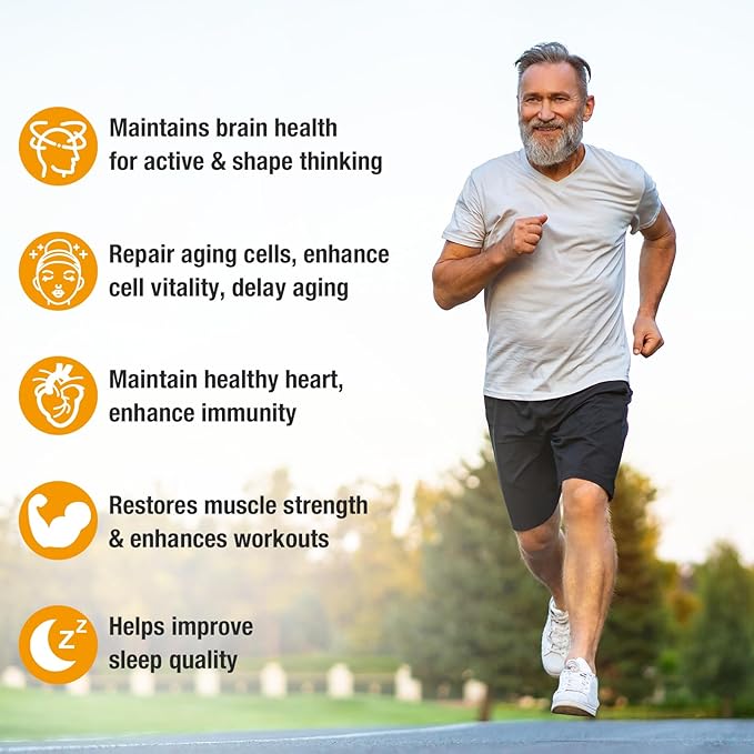 NAD Supplement - NAD+ with Nicotinamide Riboside (NR) and Resveratrol Quercetin 900mg Pure Organic NAD Plus for Cellular Repair Healthy Aging Brain Function, 80 Capsules