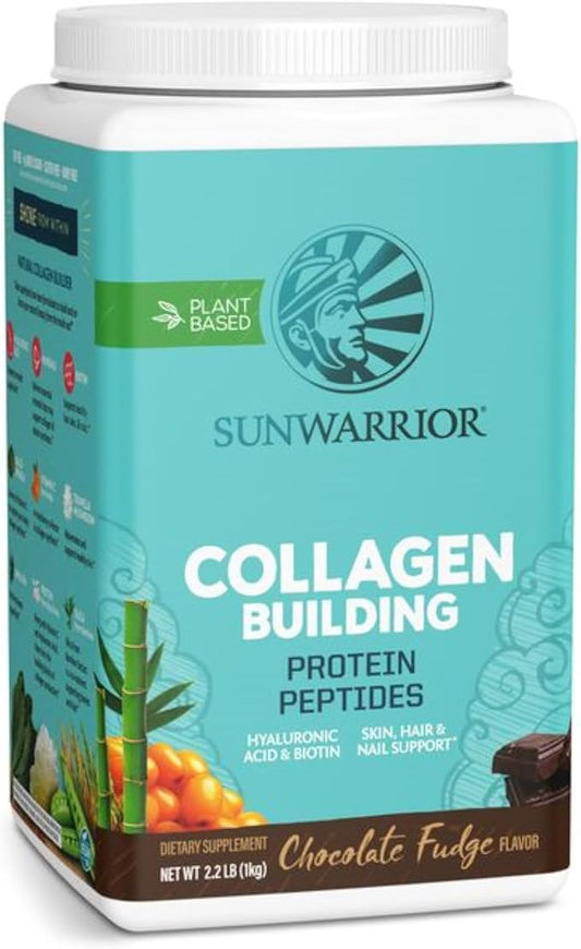 Vegan Collagen Protein Powder for Women | Plant Based Collagen Powder Chocolate Flavor with Vegan Hair Skin and Nails Vitamins | Non-GMO No Added Sugar Soy Dairy & Gluten Free (Chocolate, 40 Servings)
