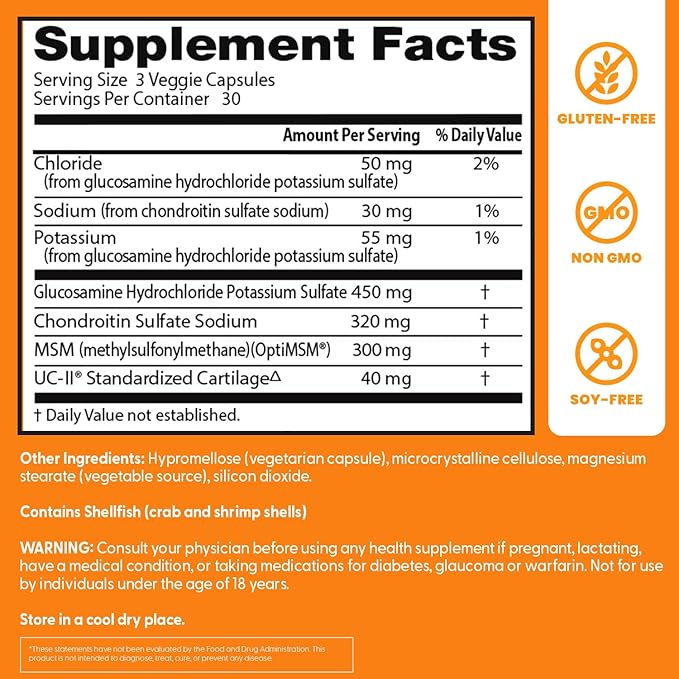 Doctor's Best Glucosamine, Chondroitin, MSM, UCII