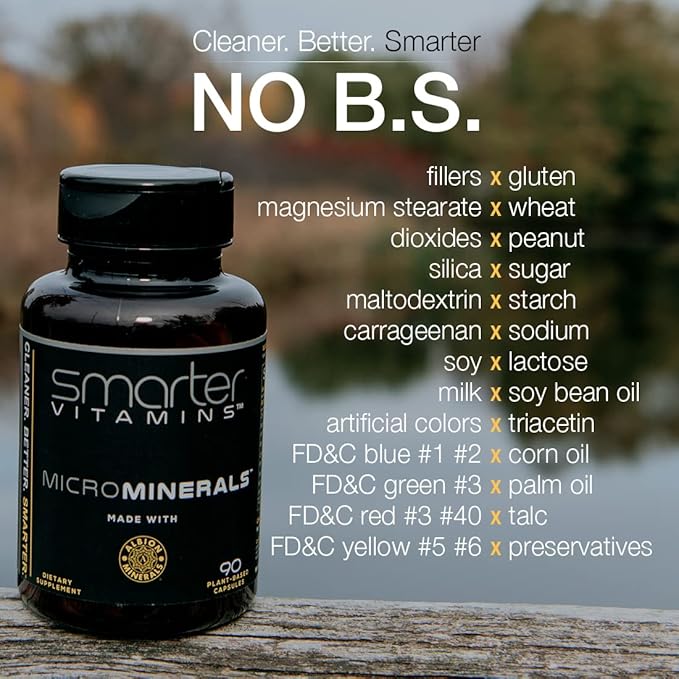 (3 Bottles) 15mg Zinc Glycinate from Albion® 6 Essential Trace Bisglycinate Minerals, Manganese, Boron, Chromium, Selenium, Molybdenum Supplement 90 Plant-Based Vegan Capsules