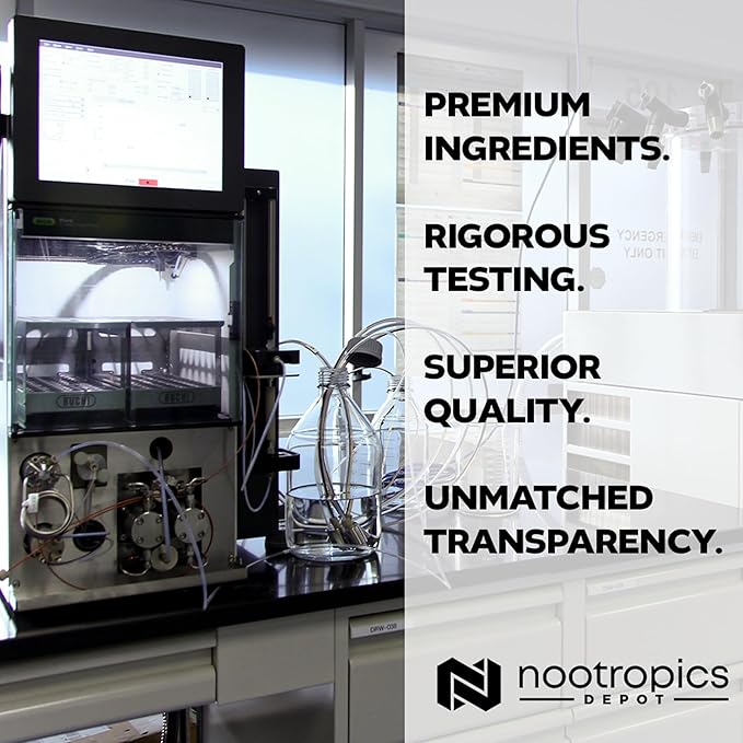 Nootropics Depot Magtein Magnesium L-Threonate Capsules | 180 Count | Mineral Supplement | Natural | Supports Mitochondrial Function | Boosts Energy and Cognitive Function