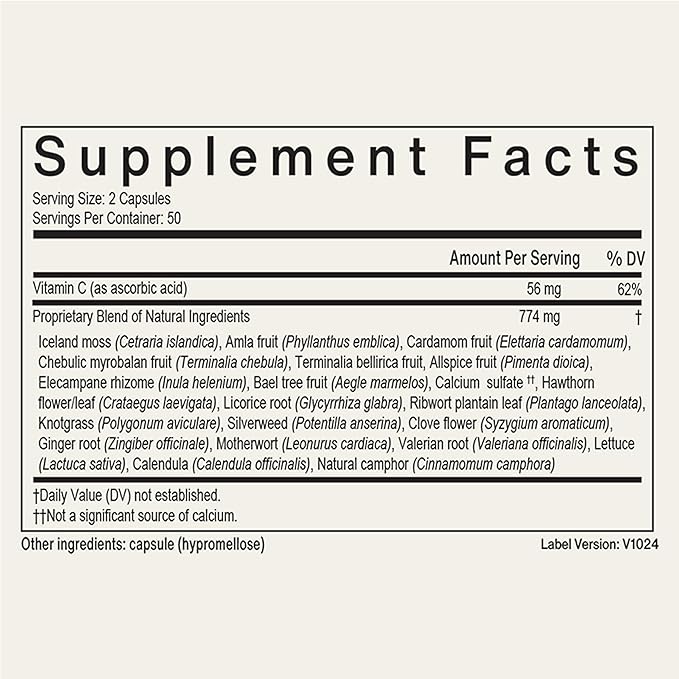 EcoNugenics Padma Active for Women & Men: Vitamin C Supplement for Collagen Formation, Energy Levels, and Immune System, Cellular & Antioxidant Support – Tibetan Recipe of Natural Herbs & Minerals
