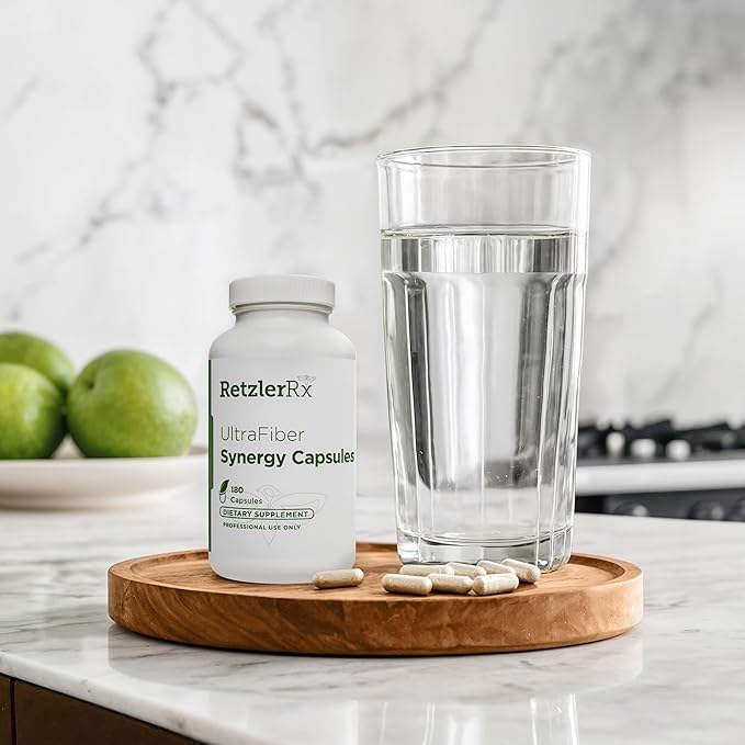 UltraFiber Lean Capsules by RetzlerRx - 100% Natural and Soluble Propolmannan Fiber - Supports Satiety and Healthy Bowel Movements