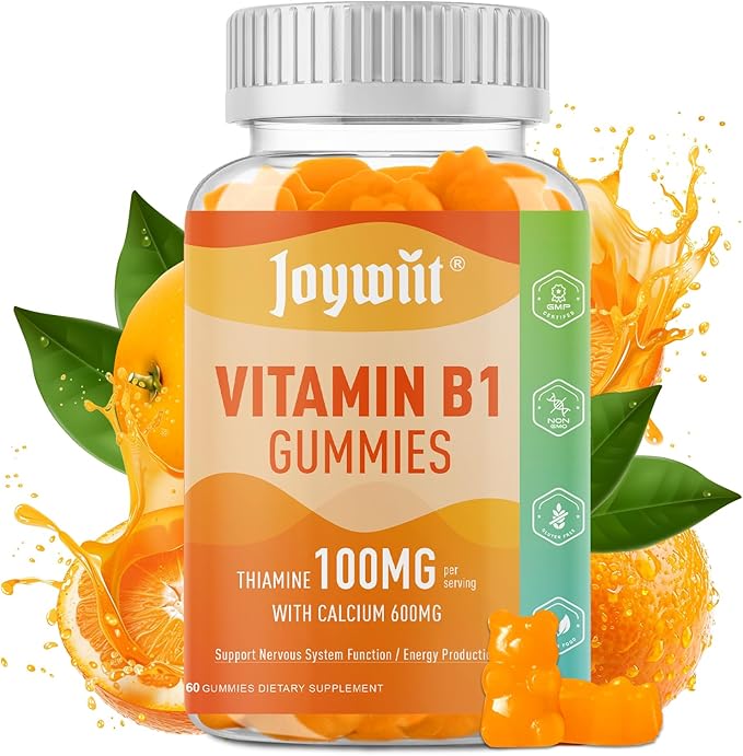 Oregano Oil Gummies & Vitamin B1 Gummies 100mg Bundle Pack | Strength Carvacrol & Thymoquinon | Vitamin B1 as Thiamine