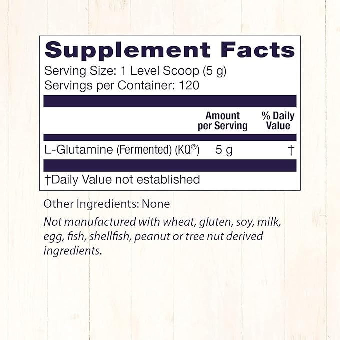 Healthy Origins L-Glutamine (American-Made, Non-GMO, Gluten Free, Muscle Support, Immune Support), 21.2 Ounce
