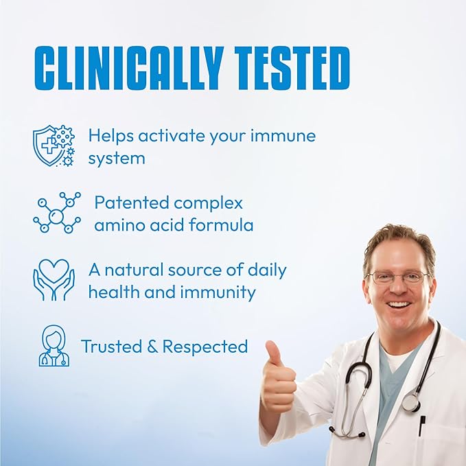 Immune Support, Humic Acid & Amino Acid Blend Supplement, 30 Vegetable Capsules, Advanced Immune Support Formula