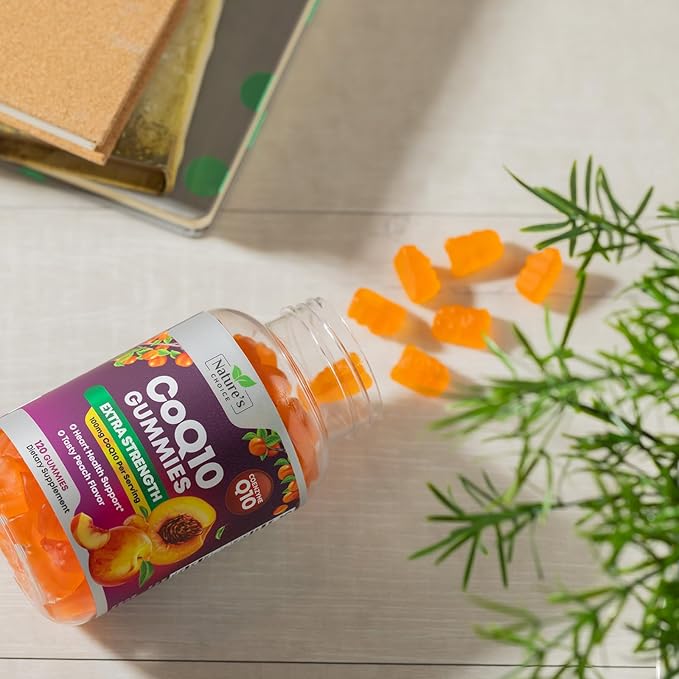 CoQ10 100mg Gummies - 3X Better Absorption, Antioxidant for Heart Health Support & Energy Production, Ultra Coenzyme Q10 Vitamins, Co q 10 Supplement, Dietary Supplement, Non-GMO - 120 CoQ10 Gummies