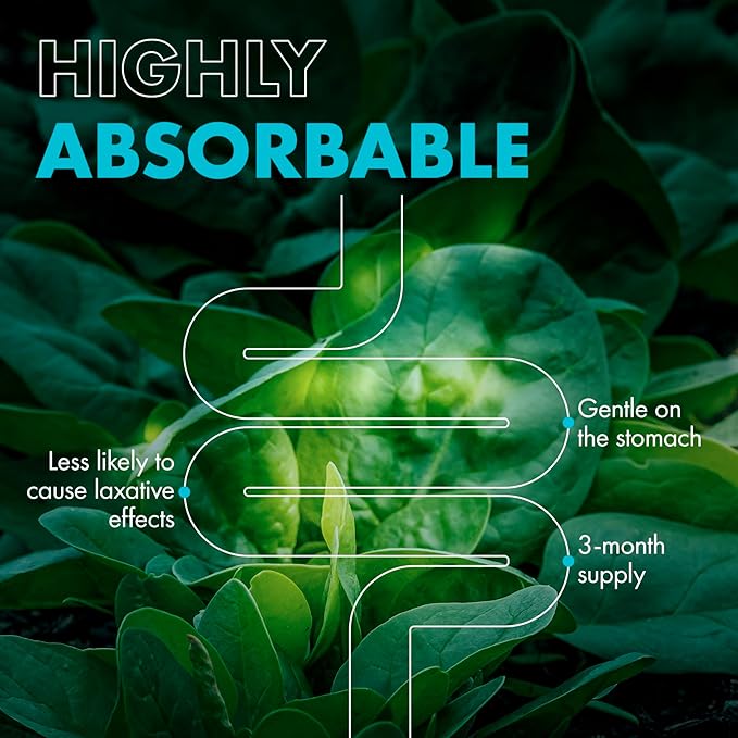 Magnesium Glycinate 500mg - 3 Month Supply - High Strength 100 Easy Swallow Capsules - Pure Magnesium Glycinate Supplement - Magnesium Supplements - Vegan & Gluten Free - Sleep Aid - Made in UK