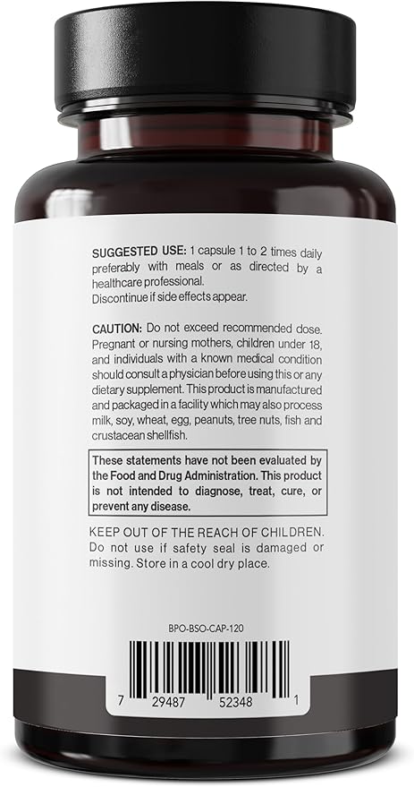 Black Seed Oil Capsules | (Non-GMO & Vegan) Cold-Pressed Nigella Sativa Producing Pure Black Cumin Seed Oil | Super Antioxidant for Digestion,Joints, Hair & Skin |500mg Each