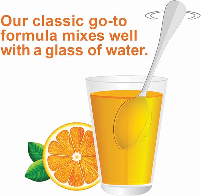 Citrucel Powder Orange Flavor Fiber Therapy for Occasional Constipation Relief, 30 ounce