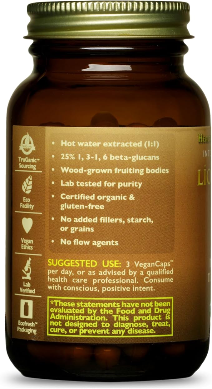HealthForce SuperFoods Integrity Extracts Lion's Mane – Capsules - 90 Vegan Capsules
