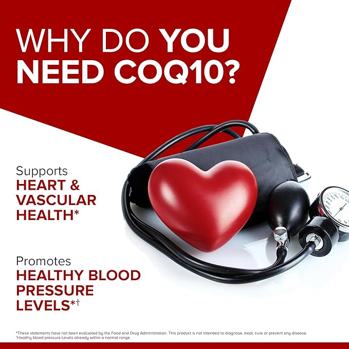 Qunol CoQ10 200mg Softgels, Ultra CoQ10 - Ultra High Absorption Coenzyme Q10 Supplements - Antioxidant Supplement for Vascular and Heart Health & Energy Production, 90 Count
