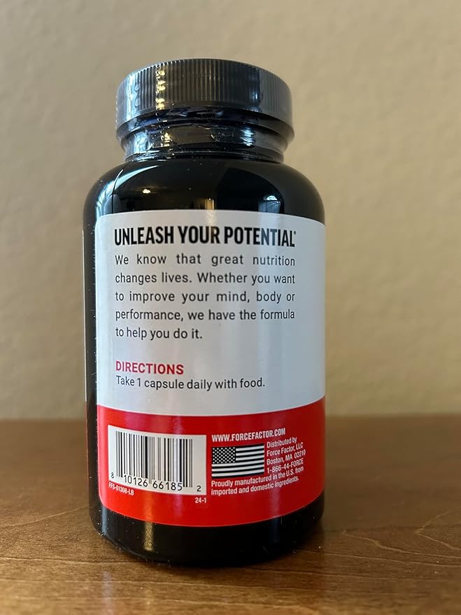 FORCE FACTOR Niacin Vitamin B3 to Support Cellular Energy and Cardiovascular Health, Niacin 500mg Heart-Health Supplement, Vegan, No Gelatin, Non-GMO, 100 Vegetable Capsules