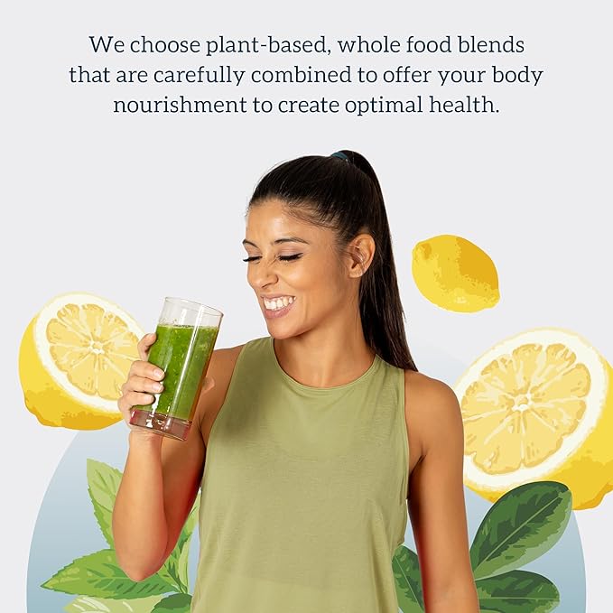 Organifi Green Juice - Organic Superfood Powder - 90-Day Supply - Organic Vegan Greens - Helps Decrease Cortisol - Provides Better Response to Stress - Supports Weight Control - Total Body Wellness