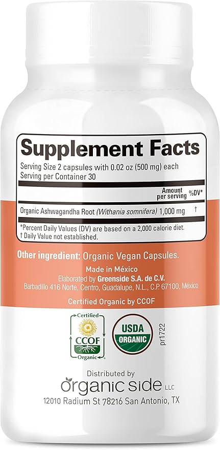 | Ashwagandha | 60 Veggie Caps | Pure 1,000 Mg | Formula for Natural Stress Relief, Mood Enhancement & Wellness Support | Vegan, Non-GMO, Gluten-Free