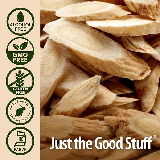 Nature's Answer Astragalus Root Alcohol Free Herbal Supplement 1 Ounce (2 Pack) | Immune Support | Promotes Cardiovascular Health | Natural Stress Reliever