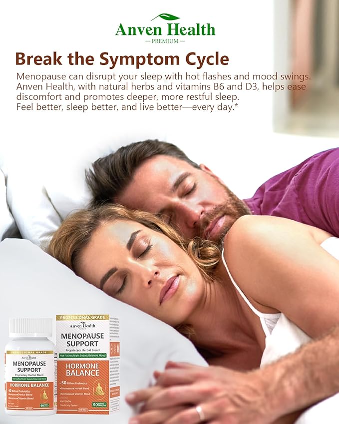 Menopause Supplements for Women - Probiotics for Menopause Relief, Hot Flashes, Night Sweats, Bloating & Gut Health with Herbs, Collagen, Vitamins, Gluten Free & Non-GMO | 270 Veggie Caps