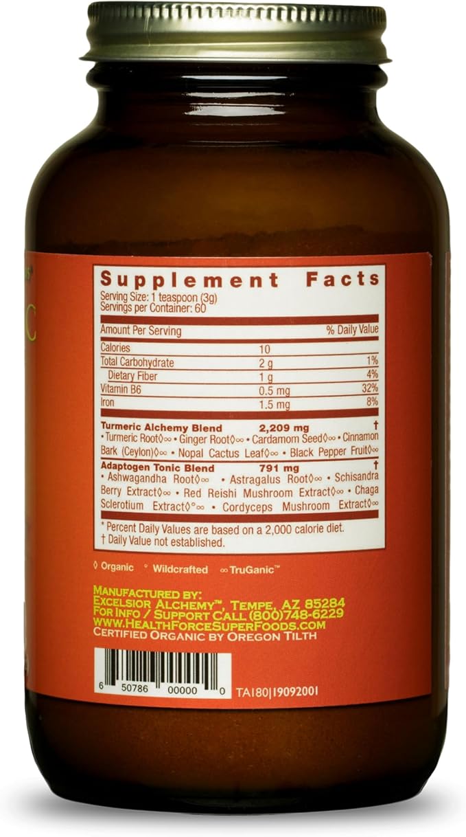 HEALTHFORCE SUPERFOODS Turmeric Alchemy - 180 g Powder