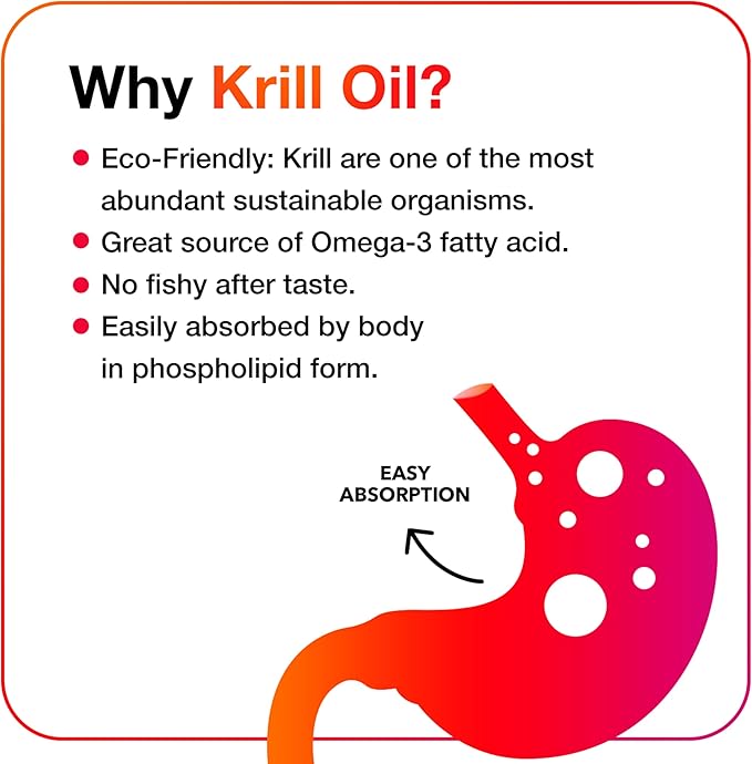 MegaRed - Omega-3 Krill Oil 350mg Softgels (130 Count in A Bottle), EPA & DHA Omega-3 Fatty Acids with No Fishy Aftertaste Unlike Fish Oil, Contains Antioxidant Astaxanthin