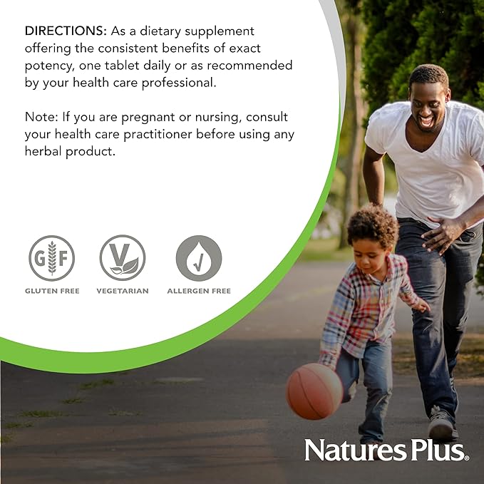 NaturesPlus Herbal Actives ARA Larix Olive Leaf - 30 Tablets - Immune Support Supplement, Extended Release Botanical Complex - Vegetarian, Gluten Free - 30 Servings