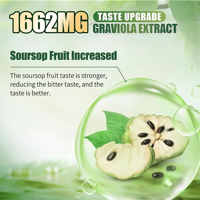 Soursop Bitters Liquid with Black Seed- Pure 15 Herb Mixed Berry with Soursop Leaves,Turmeric & Moringa for Gut Cleanse,Antioxidant,Skin Health,Cell Regeneration,Immune,Mood & Sleep Support 16 fl oz