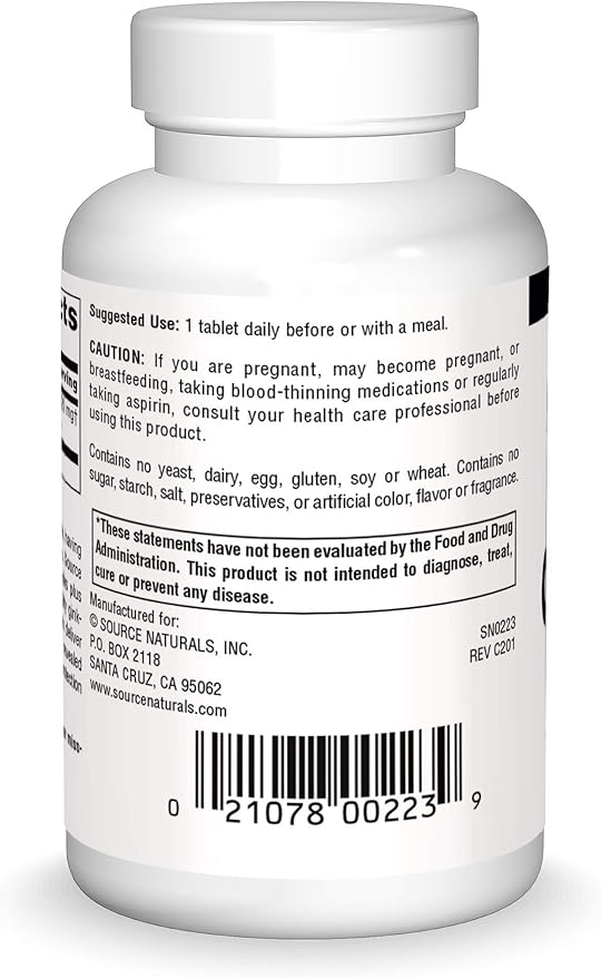 Source Naturals Ginkgo-24 - Ginkgo Biloba Extract 120 mg Supports Mental Acuity - 120 Tablets