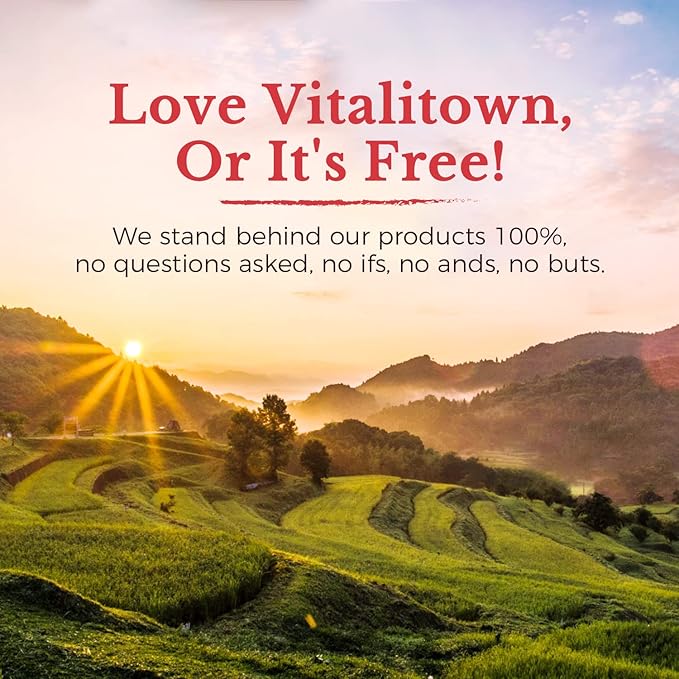 Vitalitown Vitamin B12 (Methyl B12) 5000 mcg, Fully Bioactive Form, Support Energy Production, Natural Peach Flavor, Zero Sugar, 240 Fast Dissolve Tablets