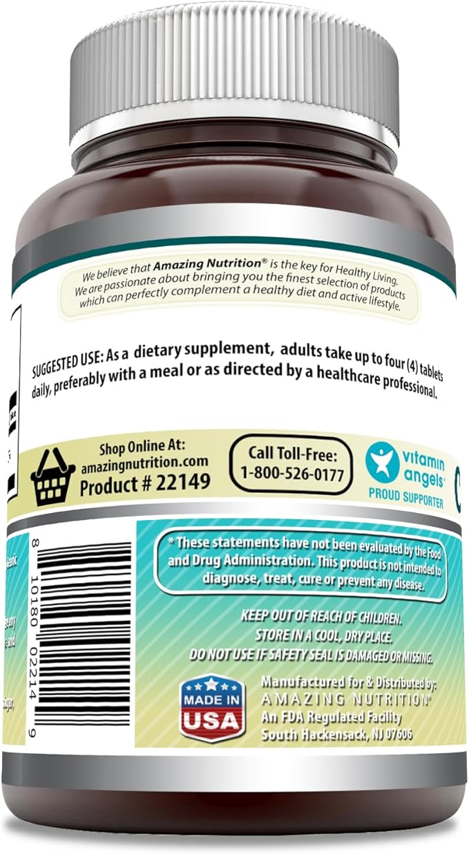 Amazing Formulas Calcium Citrate Supplement | 1000 Mg | 240 Tablets | Non-GMO | Gluten Free | Made in USA