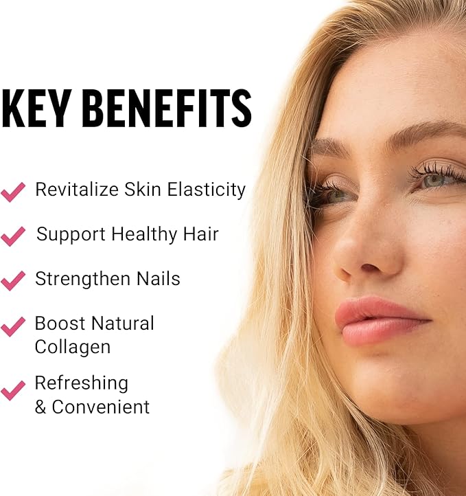 Force Factor Collagen Boosting Superfoods with Biotin, Hyaluronic Acid, Bamboo, and Hair, Skin, and Nails Vitamins, Nail Strengthener and Skin Supplement, Tropical Fruit Flavor, 20 Stick Packs
