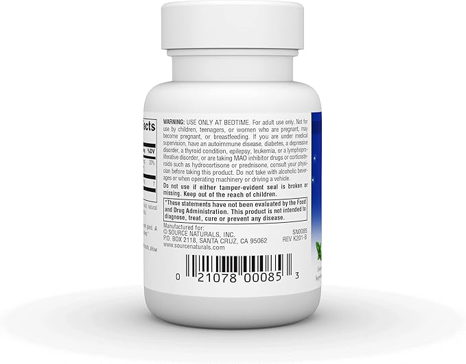 Source Naturals Sleep Science Melatonin 2.5mg Sleep Support Peppermint Flavor That Promotes Restful Sleep and Relaxation - Supports Natural Sleep/Wake Patterns and Rhythms - 120 Lozenges