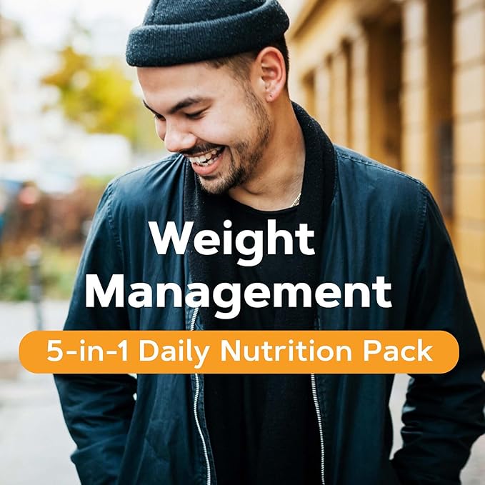 GNC Total Lean Burn and Define VitaPak Program for Men & Women, 5-in-1 Pack for Energy, Weight Management, Calorie Burn, Immune Health, Water Balance, 30 Servings