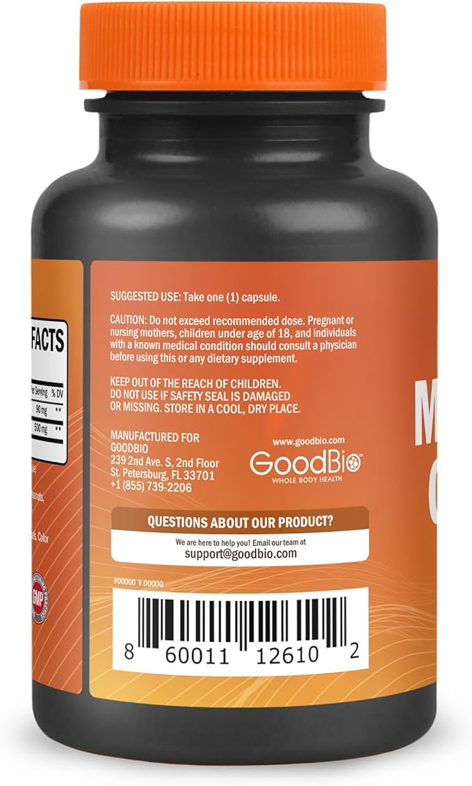 Magnesium Glycinate - High Absorption Magnesium Supplement 500mg Per Serving for Stress Relief, Sleep, Heart and Bone Health, Nerve Support - Non-GMO, Gluten-Free, Gentle on Stomach, 240 Capsules