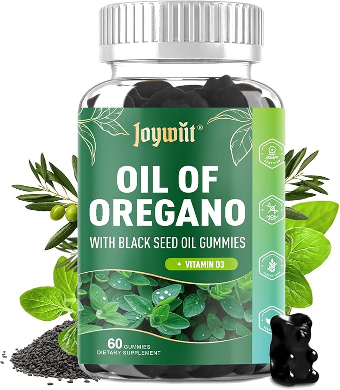 Oregano Oil Gummies & D-Mannose Gummies 2000mg Bundle Pack | Strength Carvacrol & Thymoquinon | D-Mannose with Cranberry