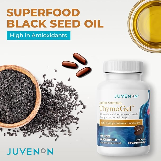 Juvenon ThymoGel - Supplement with Black Seed Oil